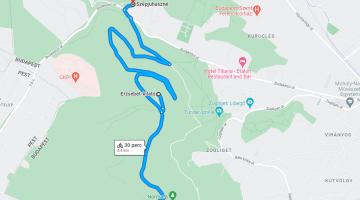 Kerékpártúra a Budai-hegységben: 6 km (Családbarát) (thumb)